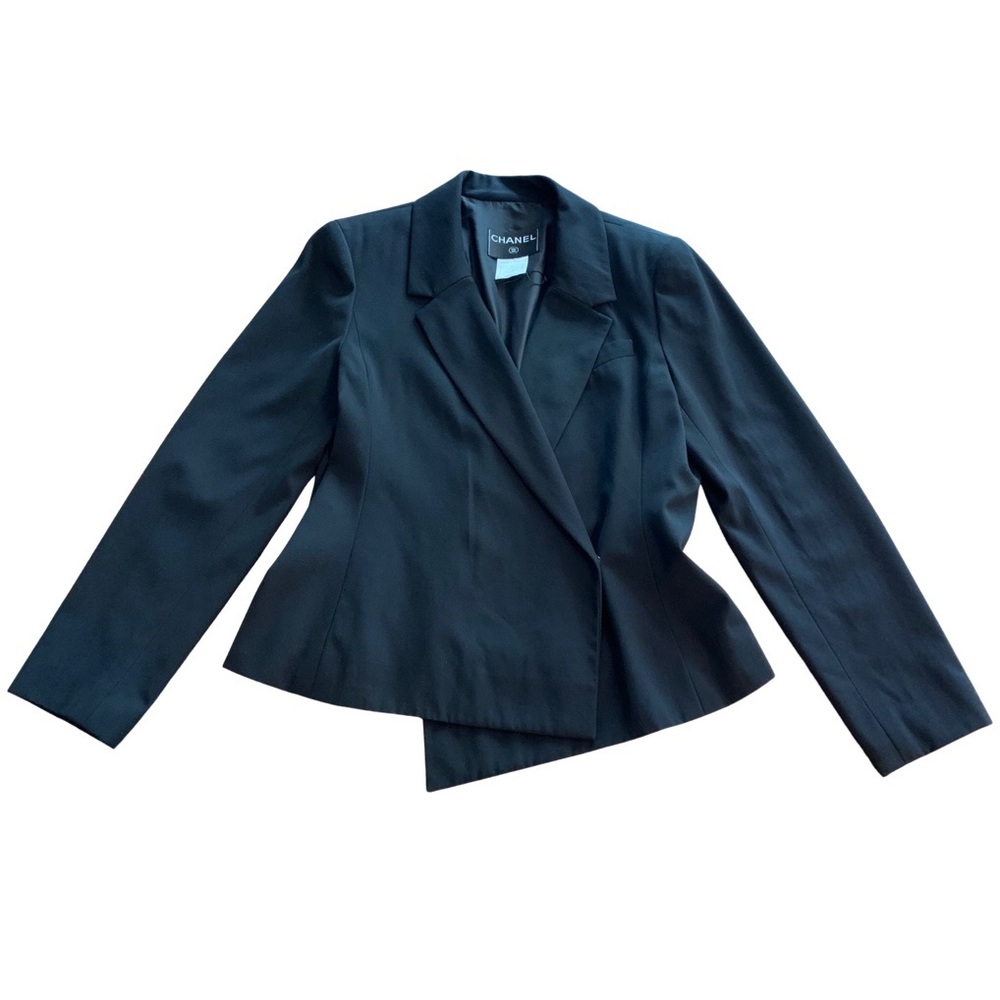 Chanel Black Wool Blazer
